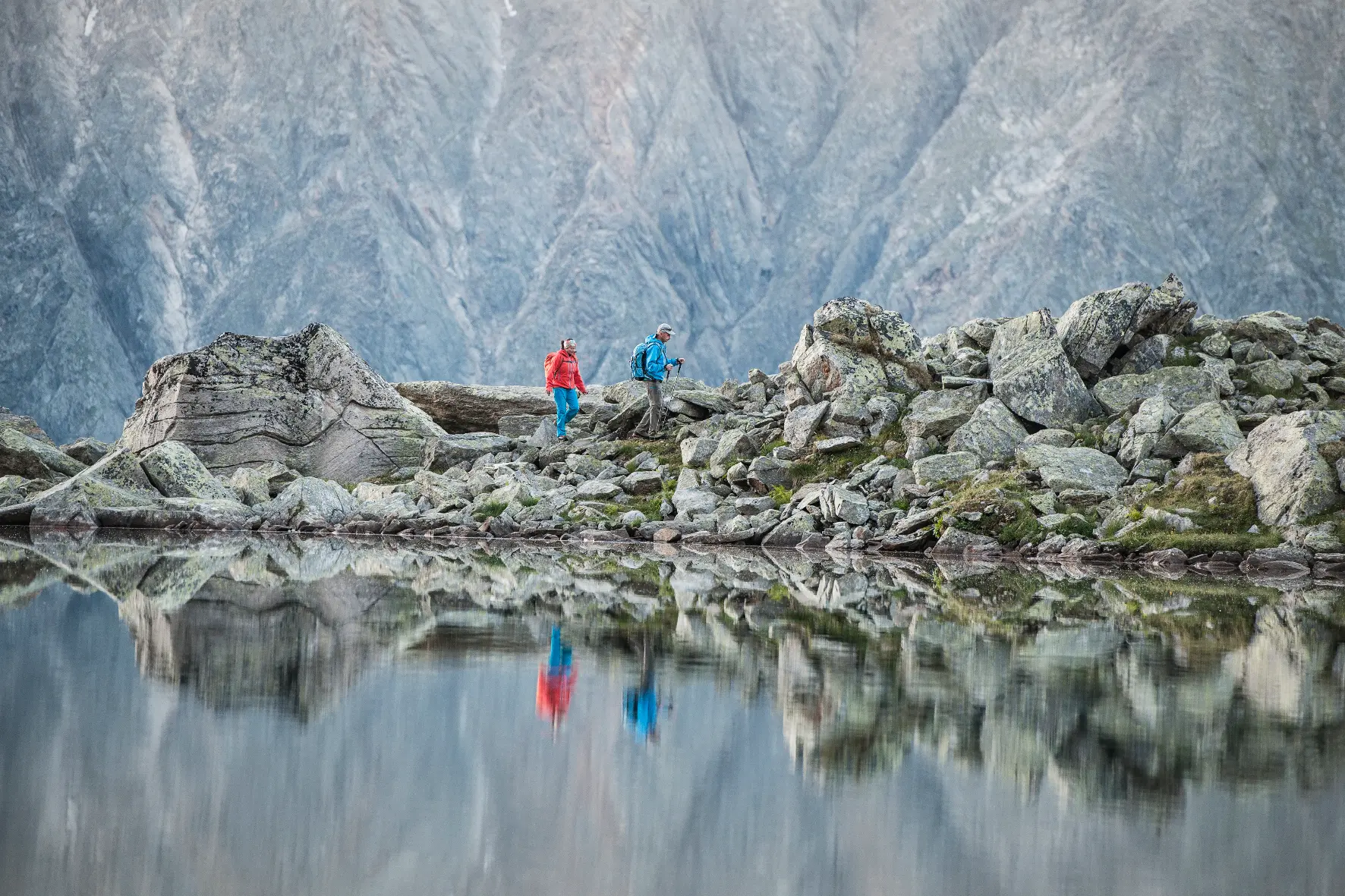 Winnebachseehütte auf 2362 m im Stubaital, Tirol
