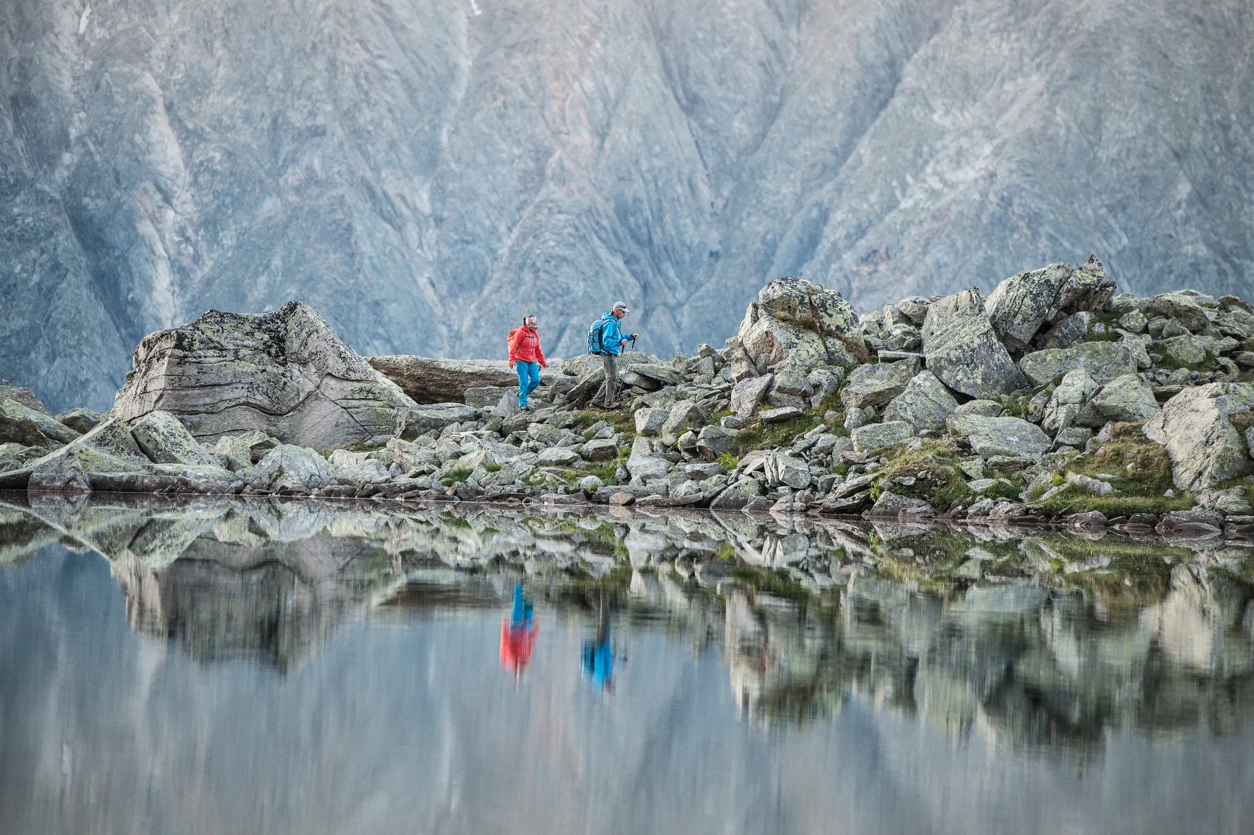 Winnebachseehütte auf 2362 m im Stubaital, Tirol