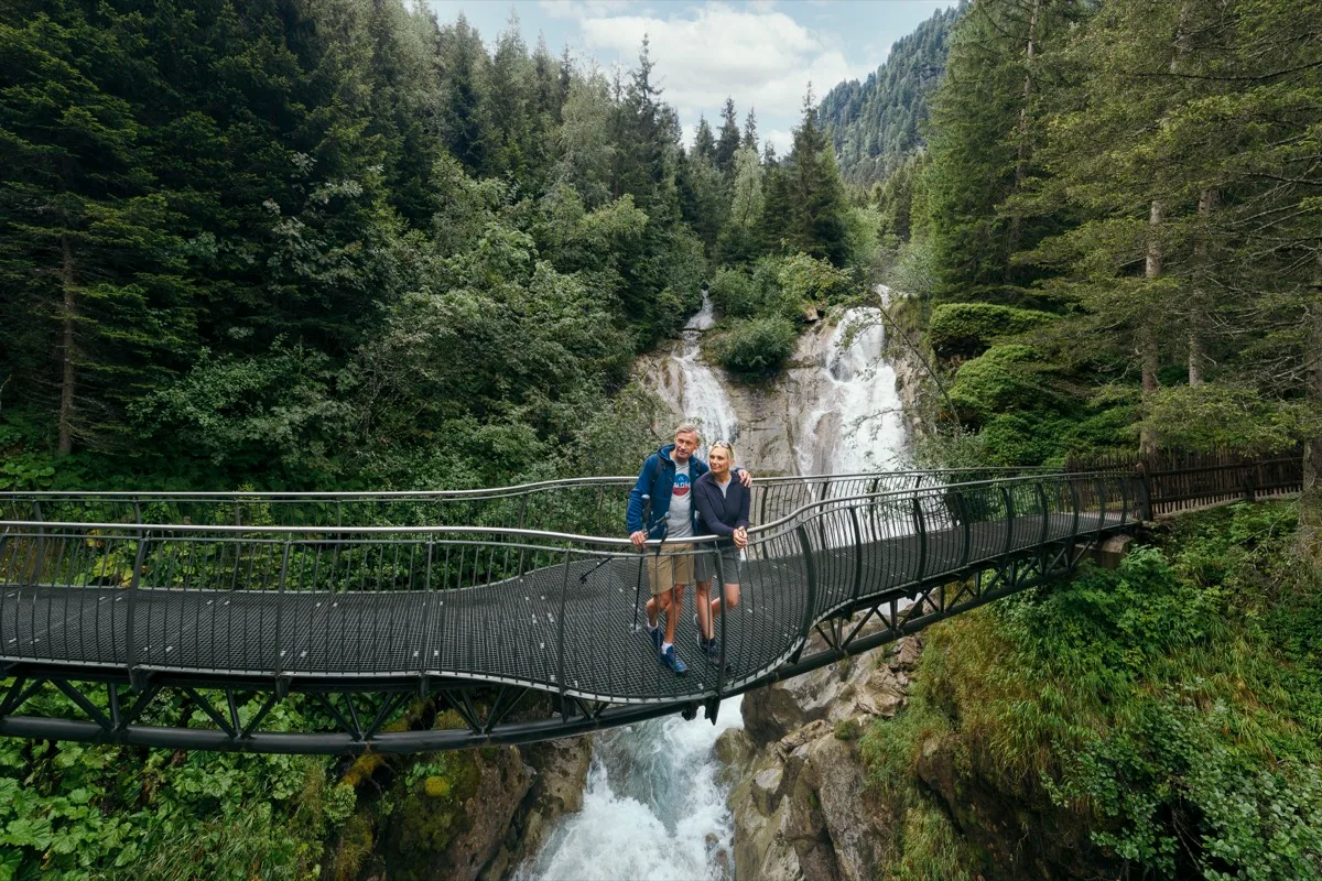 Alpengasthaus Gleinserhof auf 1420 m im Stubaital, Tirol