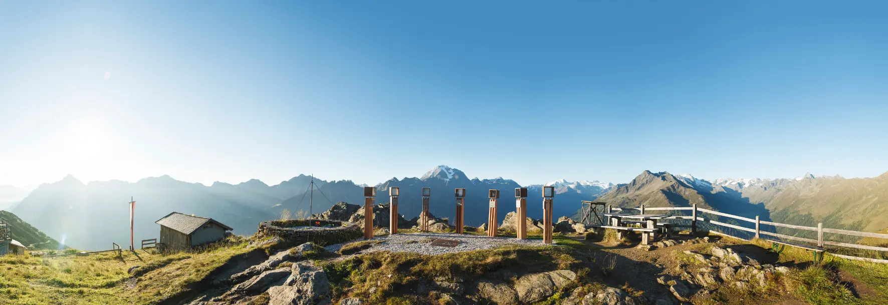 Starkenburger Hütte auf 2236 m im Stubaital, Tirol